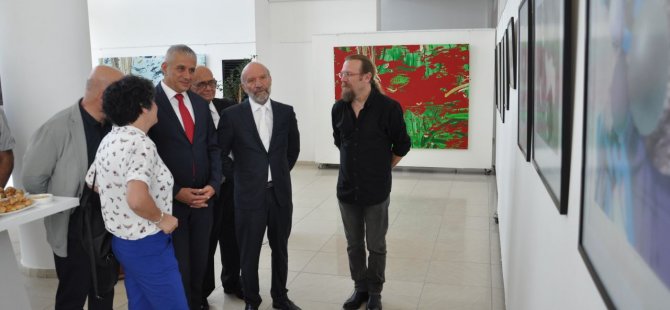 “Türkiye Resim ve Baskı Resim Sanatçıları Sergisi” Ekonomi ve Enerji Bakanı Hasan Taçoy tarafından açıldı