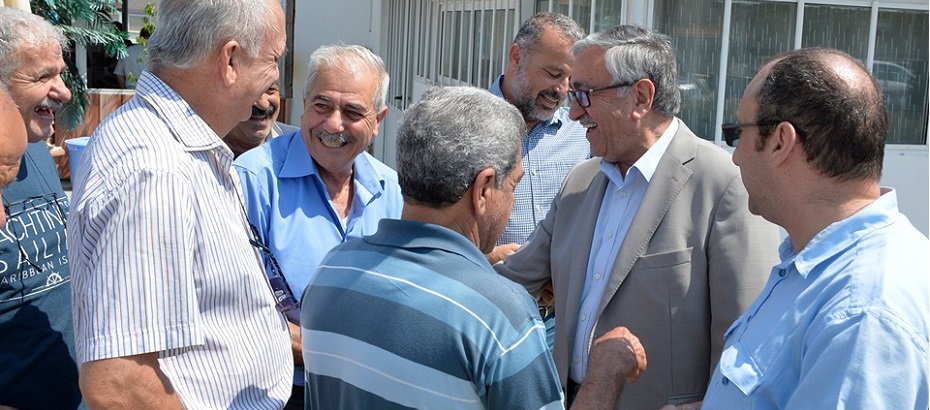 Cumhurbaşkanı Akıncı, Taşkınköy Spor Kulübü’nü ziyaret etti