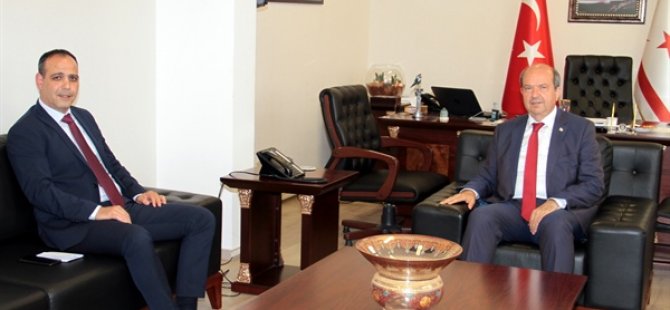 Başbakan Tatar Lefkoşa Türk Belediyesi Başkanı Harmancı’yı kabul etti