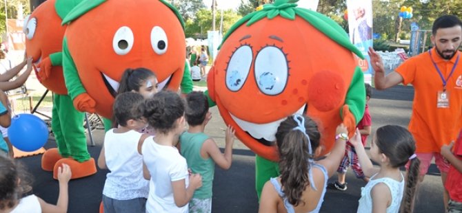 Güzelyurt Portakal Festivali, çocuk şenliğiyle devam etti