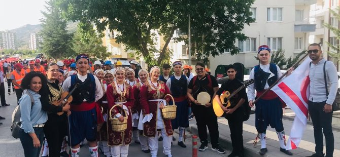 İskele Belediyesi Halk Dansları Topluluğu Amasya’da festivale katıldı