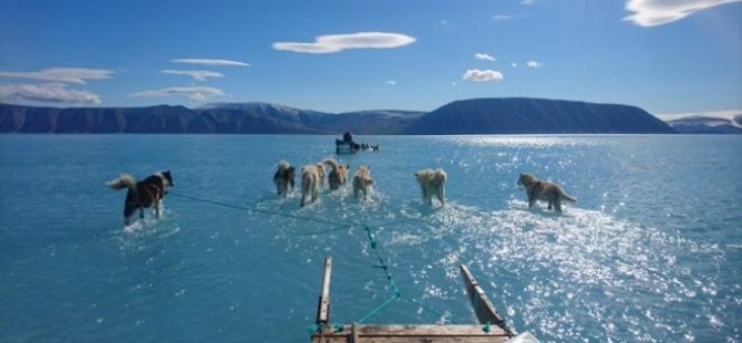 Grönland eriyor: Dünya çapında deniz seviyesi bir ayda 0.5 milimetre yükseldi