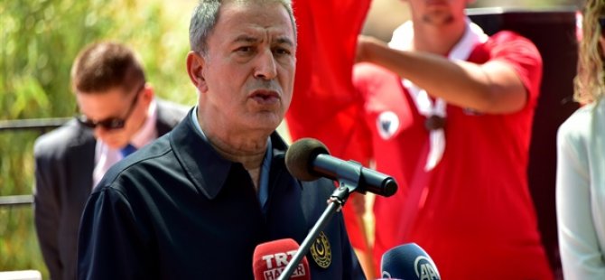 TC Savunma Bakanı Akar, Erenköy’de konuştu: “Hedef Kıbrıs’ta barış, istikrar ve huzur”