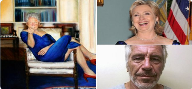 Hücresinde ölü bulunan ABD'li milyarder Epstein'in evinden kadın elbiseli Bill Clinton tablosu çıktı