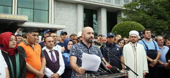İBB önünde açıklama yapan Murat Kazanasmaz'ın işine son verildi
