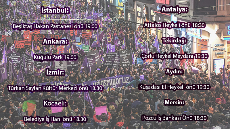 "Yaşamak istiyoruz!": Emine Bulut'un cinayetine karşı Türkiye'de çok sayıda ilde protestolar düzenleniyor