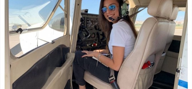 İlk Kıbrıslı Türk kadın pilot Merve Özkıran: Kadınlar, erkeklere göre daha iyi uçuyor