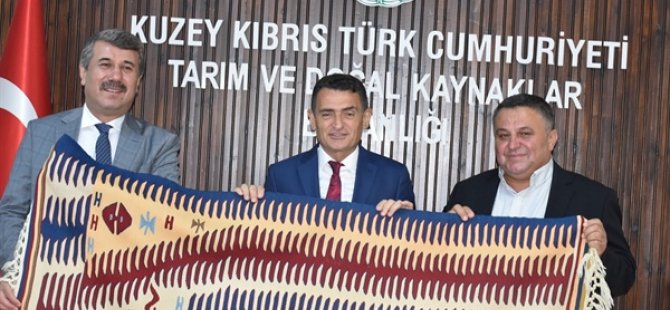 Tarım Bakanı Oğuz, Anamur Belediye Başkanı Kılınç’la görüştü