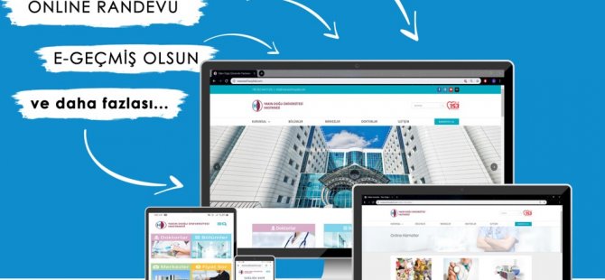 YDÜ Hastanesi’nin yenilenen resmi web sitesi ile hastalara online hizmetler verilmeye başlandı