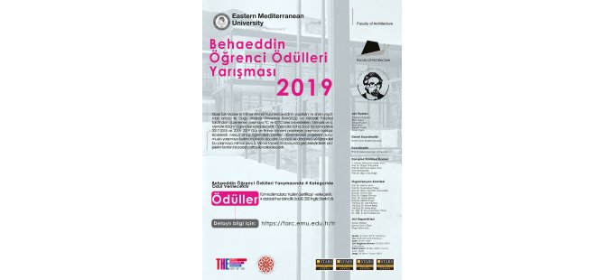DAÜ Mimarlık Fakültesi Ahmet Vural Behaeddin Öğrenci Ödülleri yarışması düzenliyor