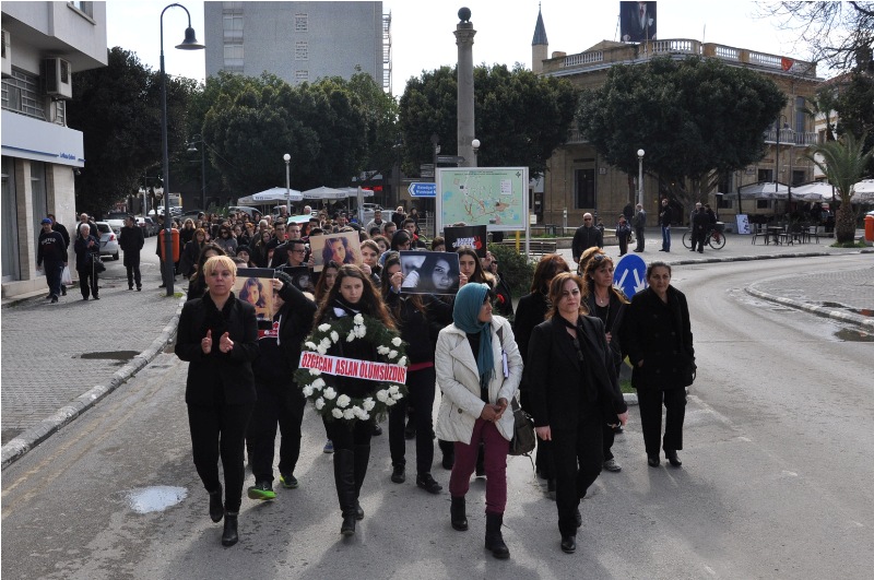 #Özgecan için Lefkoşa'da eylem