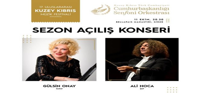 KKTC CSO 17. Uluslararası Kuzey Kıbrıs Müzik Festivali kapsamında konser verecek