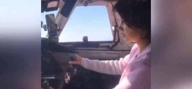 Rus pilot sevgilisini kokpite oturtup uçağın kontrolünü bıraktı