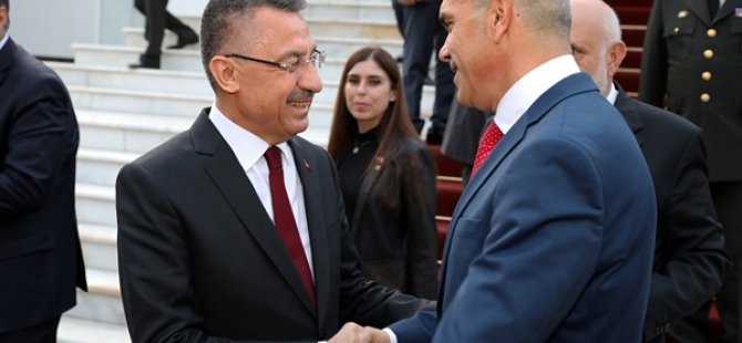 Türkiye Cumhuriyeti Cumhurbaşkanı Yardımcısı Oktay, Meclis Başkanı Uluçay’ı ziyaret etti