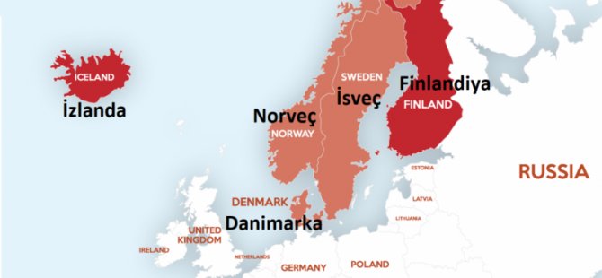 İskandinav ülkelerinde kişi başına düşen milli gelir ne kadar?
