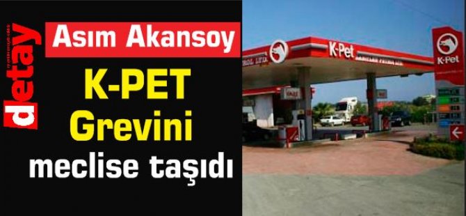 Asım Akansoy K-PET Grevini meclise taşıdı