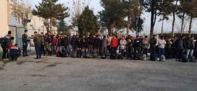 TIR dorsesinde 117 sığınmacı yakalandı