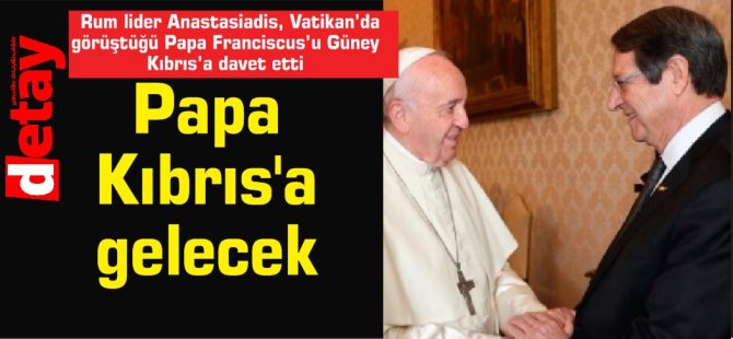 Papa Kıbrıs'a gelecek