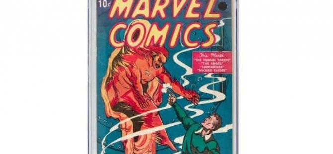 Marvel’ın ilk çizgi romanı 1.26 milyon dolara satıldı
