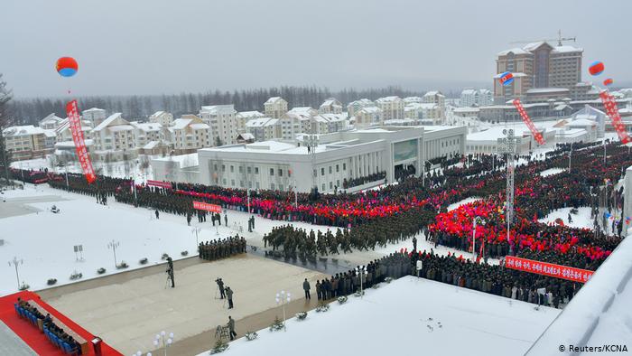 Kuzey Kore'nin "sosyalist örnek kenti" törenle açıldı