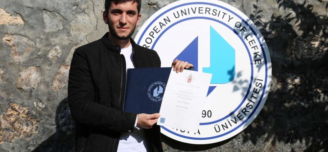 LAÜ öğrencisi çift diploma almaya hak kazandı