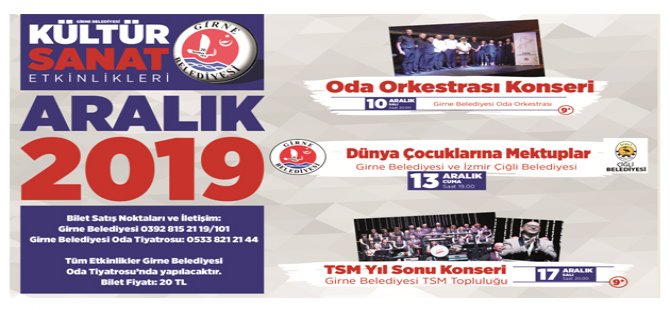 Girne Belediyesi Oda Orkestrası konser verecek
