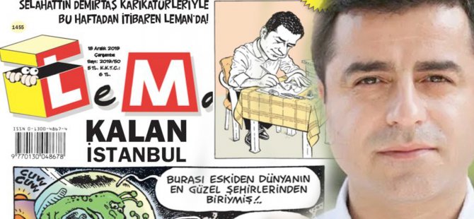 Selahattin Demirtaş, Leman dergisinde çizmeye başladı
