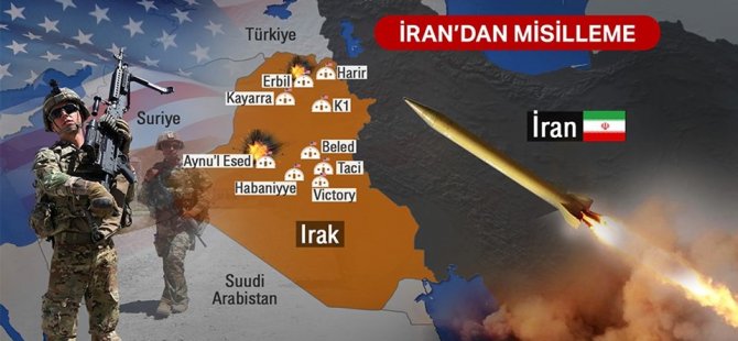 İran Devlet Televizyonu: "15 füze fırlatıldı, 80 ABD'li terörist öldürüldü..."