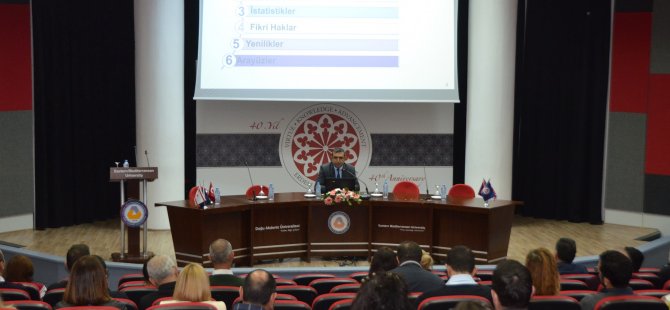TÜBİTAK-ARDEB Başkan Yardımcısı Vekili Doç. Dr. Cengiz Arıcı DAÜ’de konferans verdi