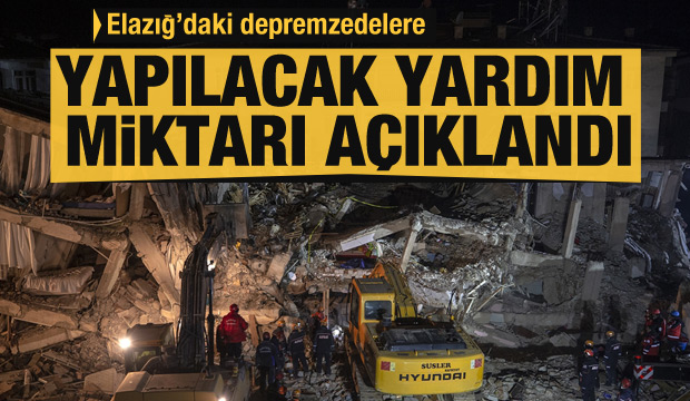Elazığ'da son dakika açıklama: Depremzedelere yapılacak yardımlar açıklandı