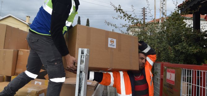 LTB’nin depremzedeler için başlattığı kampanyada topladığı malzemeler Kuzey Kıbrıs Türk Kızılayı’na teslim edildi