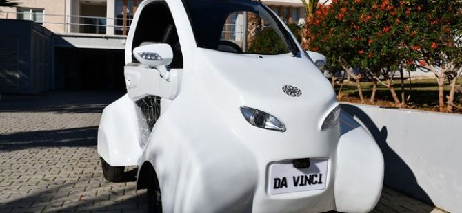 DAÜ'den "Da Vinci" elektrikli arabası.. Made in Cyprus