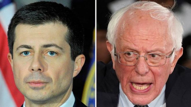 ABD başkanlık seçimleri - Demokrat Parti'nin Iowa'daki sorunlu ön seçimini Buttigieg ve Sanders önde götürüyor