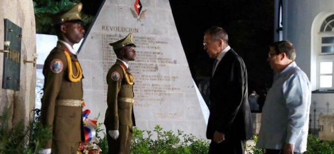 Lavrov, Latin Amerika turuna Castro'nun mezarını ziyaretle başladı