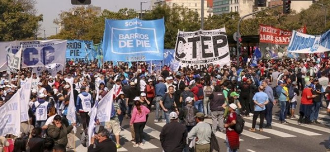 Arjantin'de IMFVe Hükümet Karşıtı Protesto