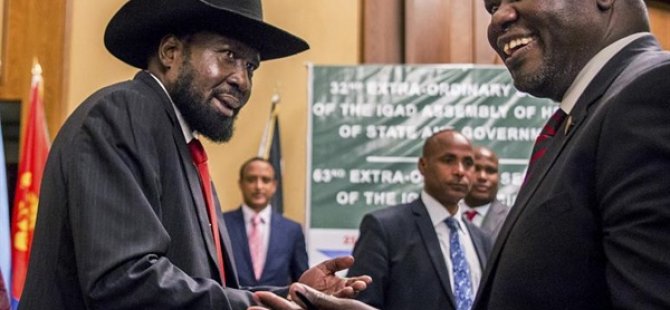 Güney Sudan'da Devlet Başkanı Kiir Muhaliflerle Anlaştı, 6 Yıl Süren İç Savaş Sona Erdi