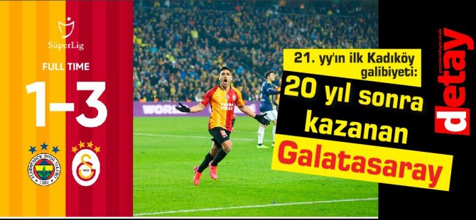 20 yıl sonra,kazanan: #Galatasaray