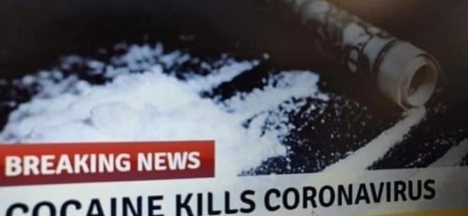 Mecburi açıklama: Hayır, kokain corona virüse karşı korumaz