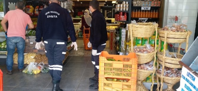 Girne Belediyesi Bölgedeki Marketlerin Hijyen Uygulamalarını Kontrol Etmeye Devam Ediyor