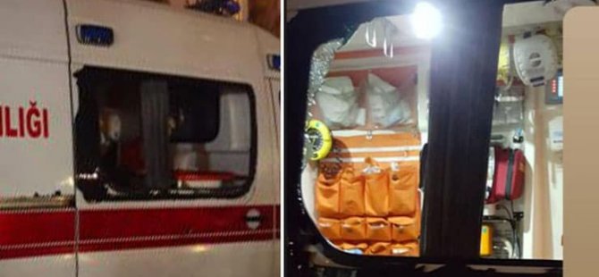 İstanbul'da ‘Corona’ vakasına giden ambulansa saldırı