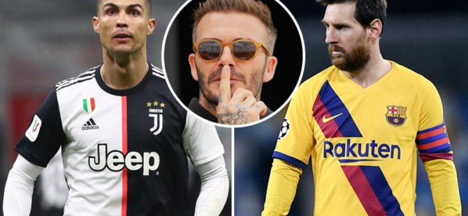 David Beckham: Ronaldo, Messi'nin seviyesinde değil