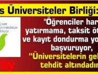 Kıbrıs Üniversiteler Birliği:''Öğrenciler harç yatırmama, taksit öteleme ve kayıt dondurma yollarına başvuruyor,“üniversitelerin geleceği tehdit altındadır”