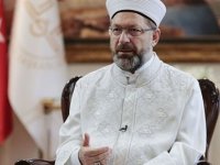 TC Diyanet İşleri Başkanı Erbaş, Güney Kıbrıs'ta Camiye Bizans Bayrağı Asılmasını Kınadı