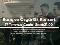 20 Temmuz Barış ve Özgürlük Bayramı nedeniyle, sanatçı Cem Kafkas bu akşam konser verecek