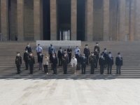 KKTC'nin Ankara Büyükelçisi Kemal Köprülü Anıtkabir'i Ziyaret Etti