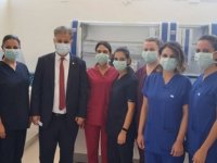Sağlık Bakanı Pilli, Lefkoşa Dr Burhan Nalbantoğlu Devlet Hastanesi DNA Laboratuvarını Ziyaret Etti.