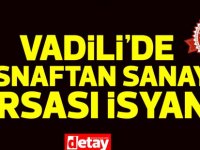 Vadili Esnafı: Dağıtılan sanayi arsalarında adaletsizlik ve usulsüzlük yapıldı