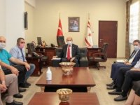 Başbakan tatar, YÖDAK Başkan vekili Prof. Hasgüler ve yödak üyelerini kabul etti