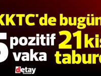 KKTC'de bugün 5 pozitif vaka 21 kişi taburcu edildi