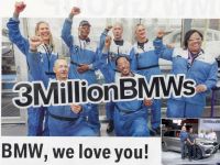 BMW Amerikadaki 3 milyonuncu aracını üretti